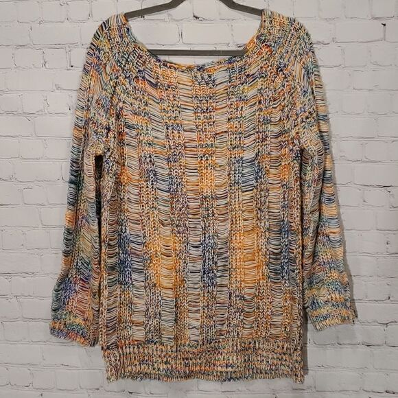 Uniq rainbow knit sweater - Picture 1 of 5